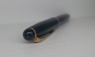 Pluma Montblanc Vintage Negra Original