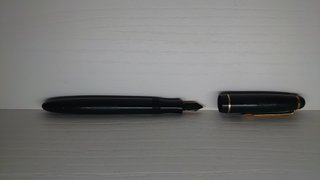 Pluma Montblanc Vintage Negra Original