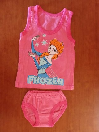 Conjunto interior niña Frozen 1 año.