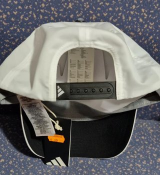 Gorra Adidas Bordada Golf Performance Blanca/Negra