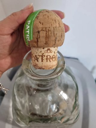Botella Tequila Patrón Silver 750ml vacía,