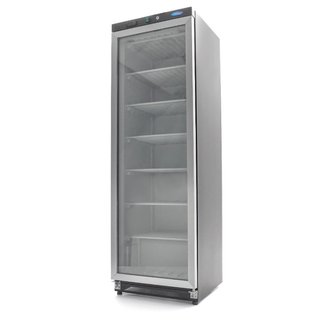 Congelatore - 400L - Nero - con Porta in Vetro