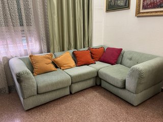 Divano chaise longue modulare 4-6 posti