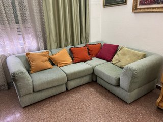 Divano chaise longue modulare 4-6 posti