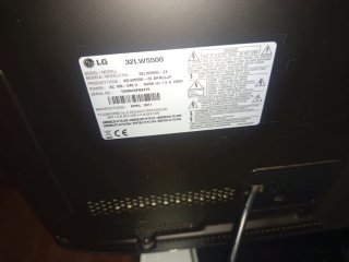 Televisión LG Negra