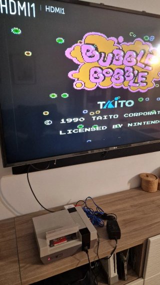 Cartuccia Bubble Bobble NES (Nintendo) TESTATA