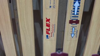 Somier de lamas de madera regulable 1.35 SE VENDE