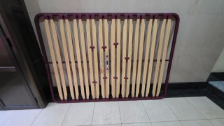Somier de lamas de madera regulable 1.35 SE VENDE