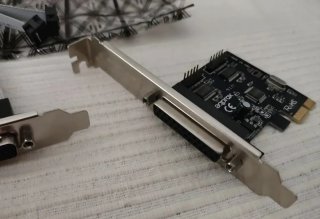 Tarjeta PCI-E 2 Puertos Serie + 1 Puerto Paralelo
