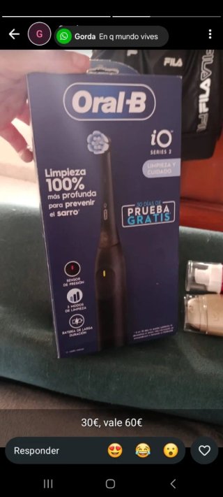 CepilloEléctricoOral-BiOSeries2 Negro, 60€ tienda
