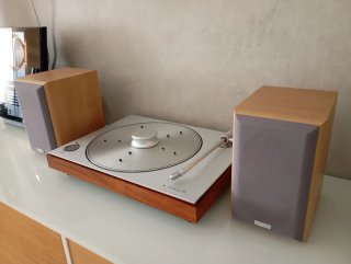 Altavoces Magnat Marrones y Grises