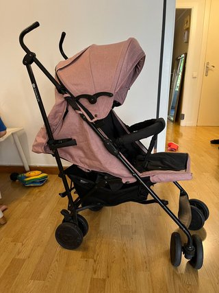 Silla de paseo Kinderkraft TIK rosa