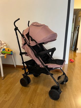 Silla de paseo Kinderkraft TIK rosa