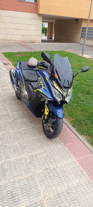 Kymco Ak 550 Maxi Scooter Azul