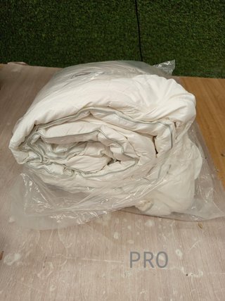 edredón de plumón individual 100% plumón de pato (200x200 cm)