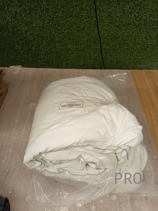 edredón de plumón individual 100% plumón de pato (200x200 cm)