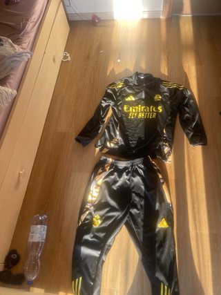 Tuta Adidas Real Madrid Nera/Oro
