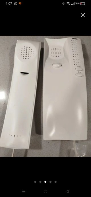 Telefonillo portero automático TEGUI blanco