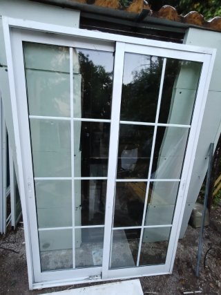 Balconera aluminio cristal seguridad 180x210