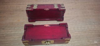 Joyeros chinos antiguos dorados y rojos