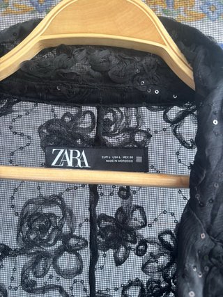 Conjunto Zara Blazer y Pantalón Negro