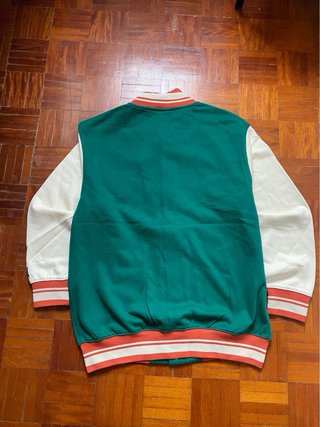 Casaco Varsity NY Yankees MLB Verde Laranja