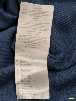 Jersey Mujer Algodón Azul 1982 Talla M