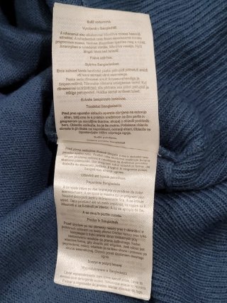 Jersey Mujer Algodón Azul 1982 Talla M