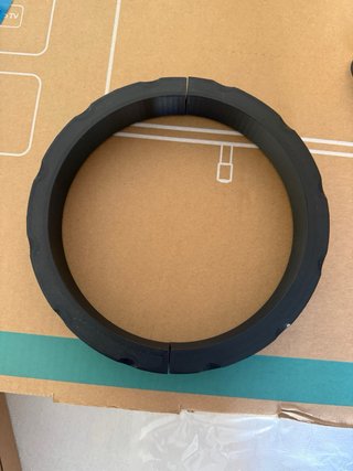 Protector cadena KTM negro