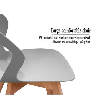 4 Sillas Diseño Moderno gris