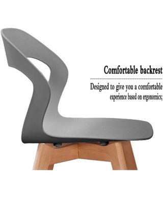 4 Sillas Diseño Moderno gris