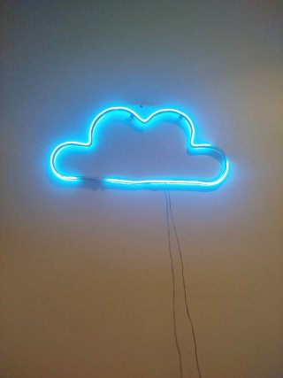 Luz Nube 4 Intensidades azul
