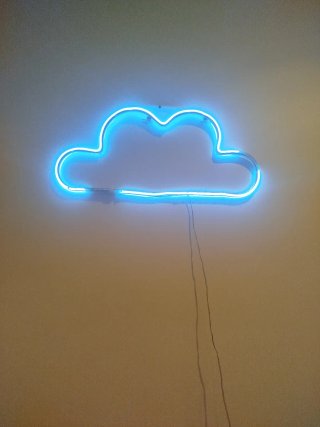 Luz Nube 4 Intensidades azul