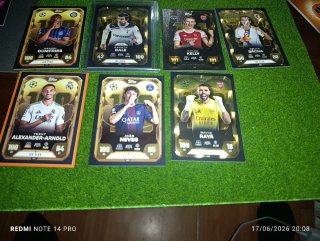 Cartas de fútbol Topps Champions League