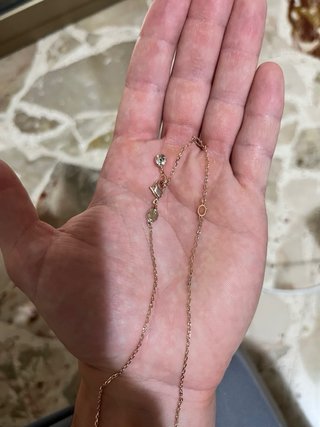 Collana Swarovski oro rosa infinito