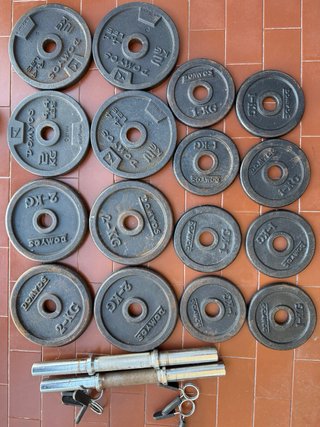 Pesi palestra DOMYOS 5kg e 11lb
