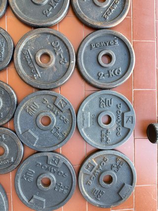 Pesi palestra DOMYOS 5kg e 11lb