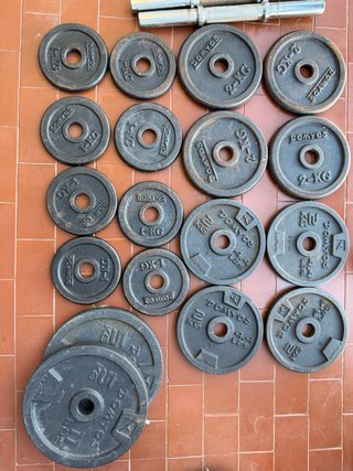 Pesi palestra DOMYOS 5kg e 11lb