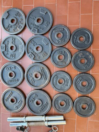 Pesi palestra DOMYOS 5kg e 11lb