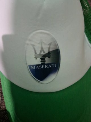 Cappello Maserati Bianco e Verde