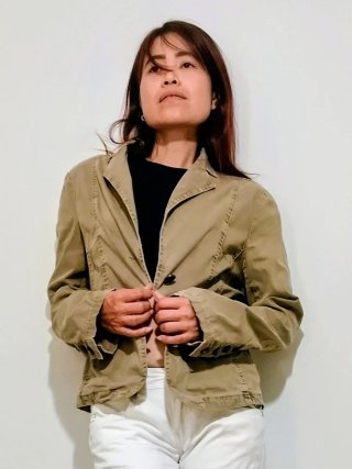 Chaqueta Foglie Rosse Talla L