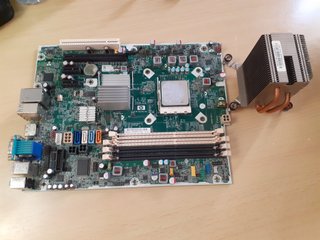 Placa Base HP Socket AM3+ AMD Phenom II + Disipado