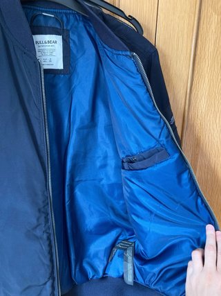 Chaqueta Pull&Bear azul marino Talla S