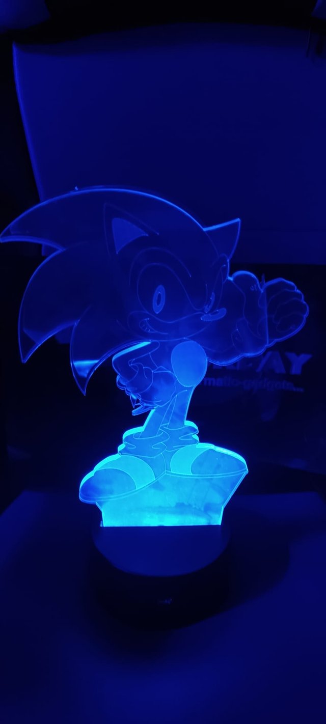 LÁMPARA SONIC LED 3D HOLOGRAFICA NUEVA