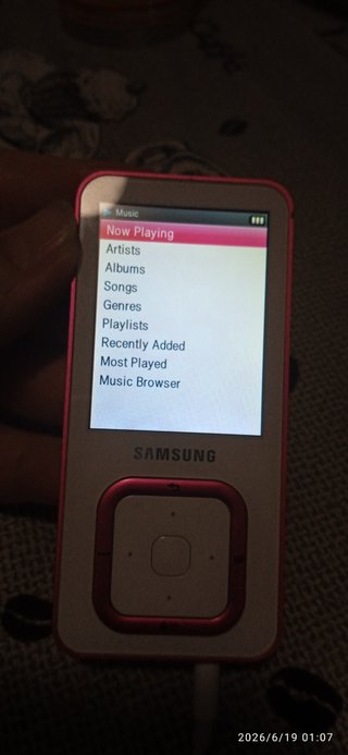 Lettore MP3/4 Samsung YP-Q3 Rosa/Bianco