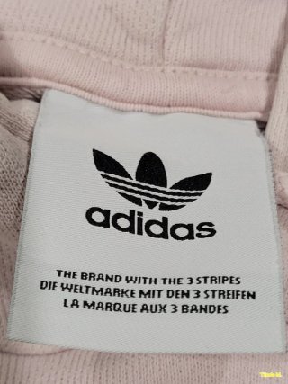 Sudadera Mujer Algodón Rosa Adidas Talla Única
