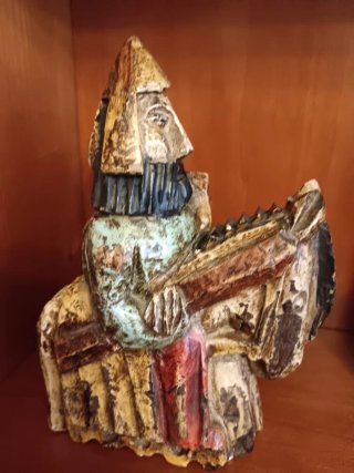 Estatuillas Caballeros Cruzados Años 80