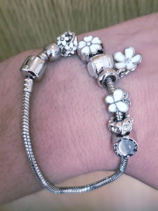 Pulsera de Plata de Mujer / Figuritas
