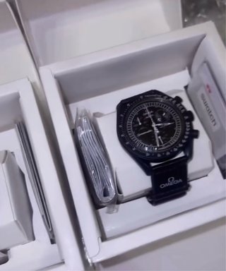 Omega x Swatch - Orologio Nero
