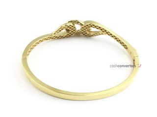brazalete oro 18k con piedra